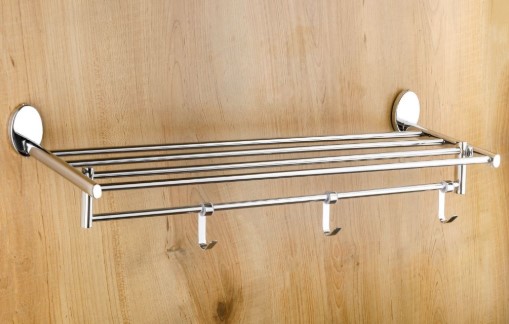 Jewel JC-901 Towel Rack Bathroom Accessory for Home, Hotel and Apartment Washrooms, Elegant and Practical Utility Rack for Organized Everyday Use, Storage, Decor and Value 